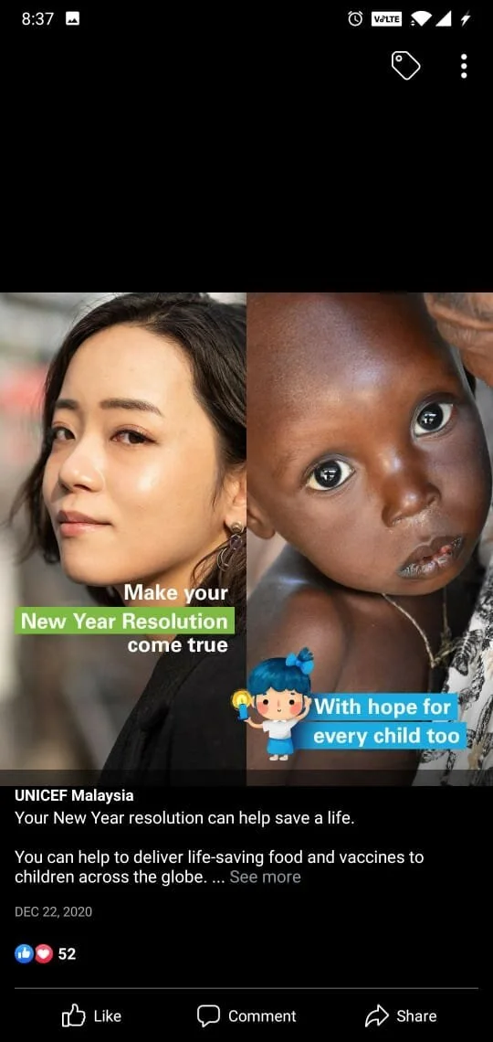 UNICEF work sample 6
