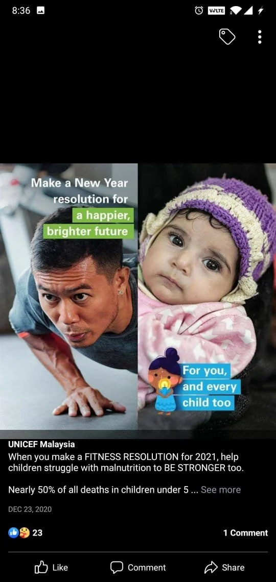 UNICEF work sample 5