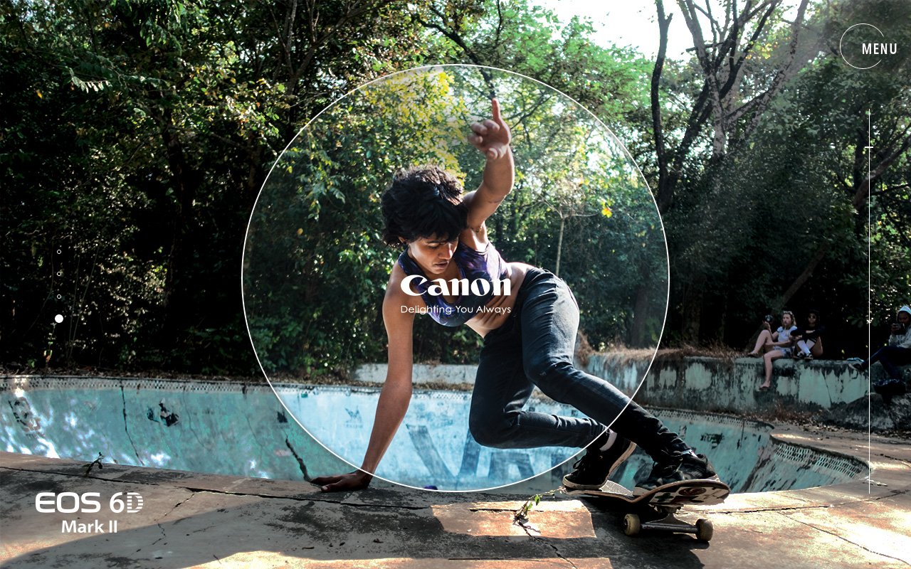 Canon campaign art direction visual